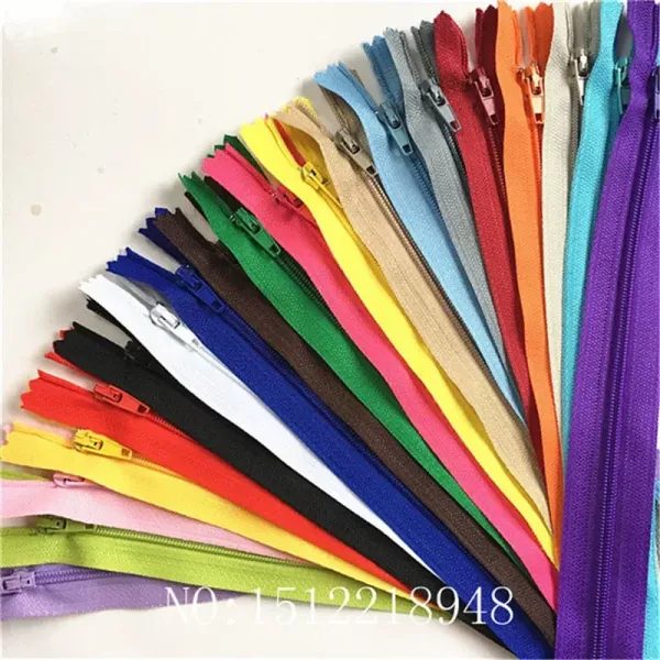10pcs 3 Inch-24 Inch (7.5cm-60cm) Nylon Coil Zippers For Tailor Sewing Crafts Carousel 1