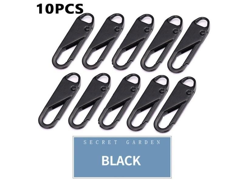 5/10pcs Fashion Metal Zipper Zipper Repair Kits Zipper Pull For Zipper Slider Carousel 1