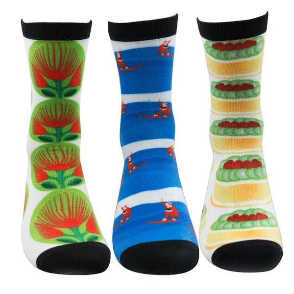 Clearance Sell - 3 Pairs Digital printing Socks Carousel 1