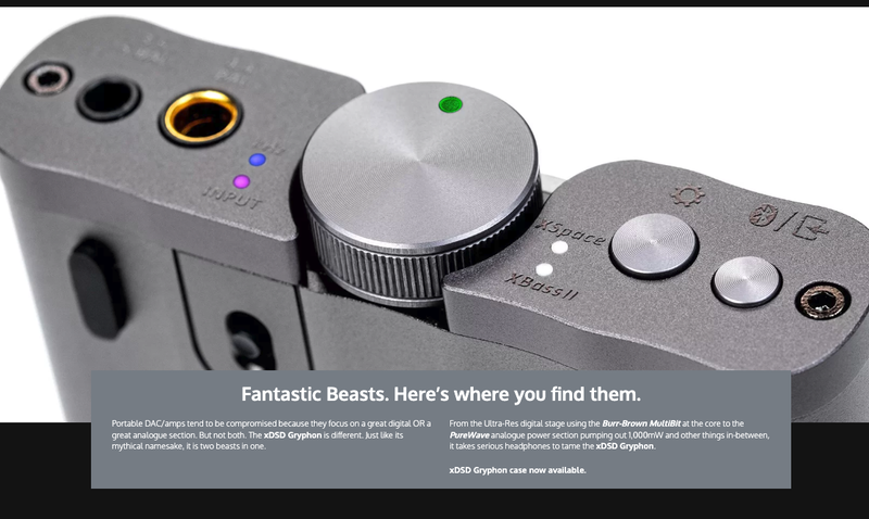 iFi xDSD Gryphon 2nd Gen Portable Balanced DAC & Headphone Amplifier Brand New Carousel 1