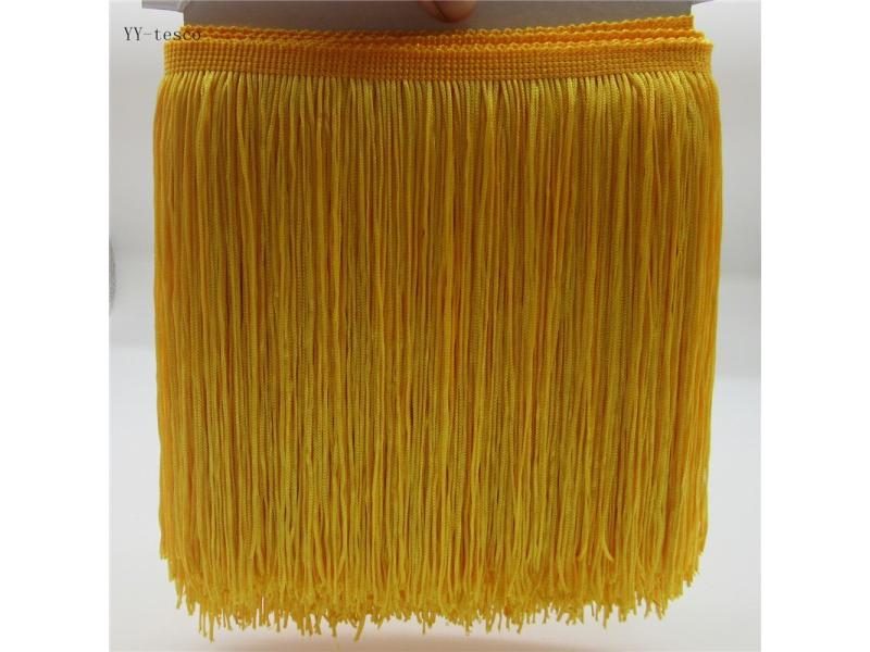 YY-tesco 10Meters 20cm Wide Lace Fringe Trim Tassel Fringe Trimming For Latin Carousel 1