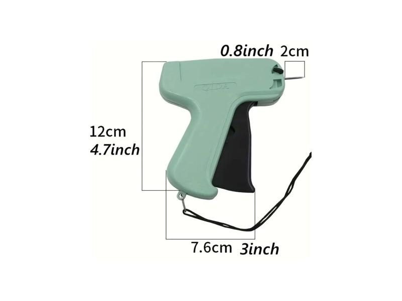 1set High-Speed Clothing Label Gun - 1000 Barbs 5 Needles DIY Apparel Tagging Carousel 2