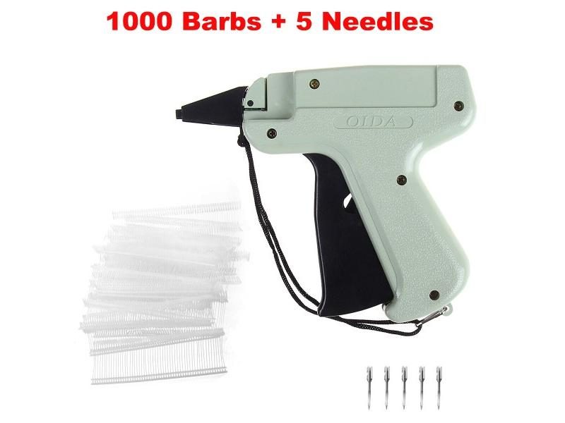 1000 Barbs 5 Needles Clothes Garment Tag Gun Sewing Tools Carousel 2