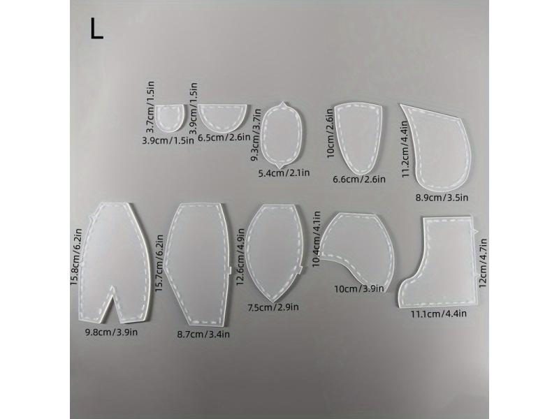 YOMDID Memory Bears Sewing Template For Beginner Patchwork Ruler DIY Child Toys Carousel 1