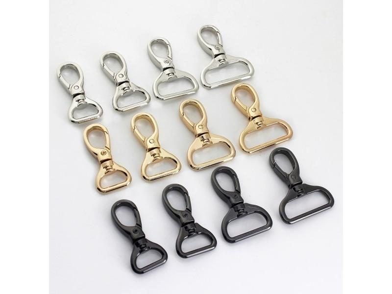1pcs Metal 4 Sizes Snap Hook Clasps For Leather Craft Pet Leash Carousel 2