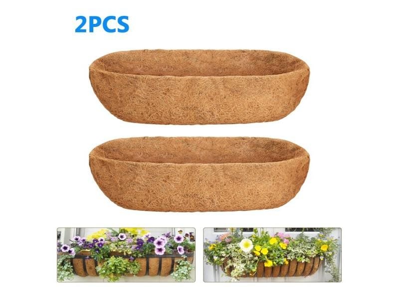 Trough Coco Fiber Replacement Liner For Window Box Hanging Planter Coconut Coir Carousel 1