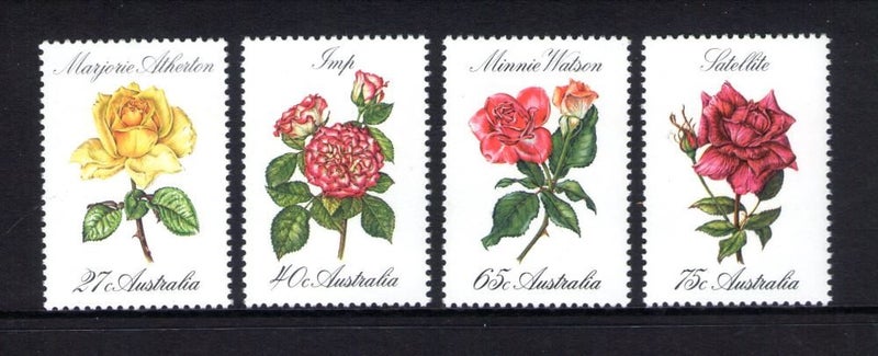 Australia - 1982 Roses (4) - UHM - 843/6 Carousel 1