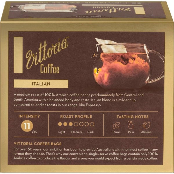 Vittoria Coffee Bags Italian 60 Pack Carousel 4