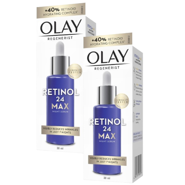 2 x Olay Regenerist Retinol 24 Max Night Serum 30ml Carousel 1