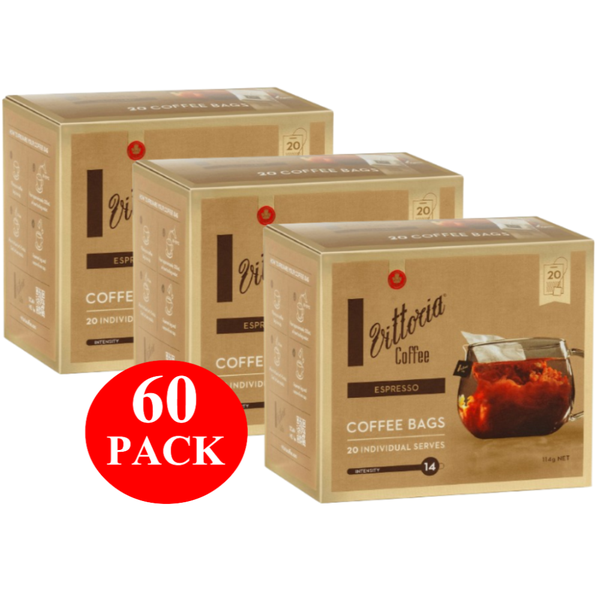 Vittoria Coffee Bags Espresso 60 Pack Carousel 1