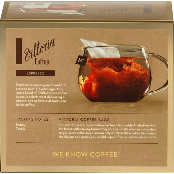 Vittoria Coffee Bags Espresso 60 Pack Carousel 4