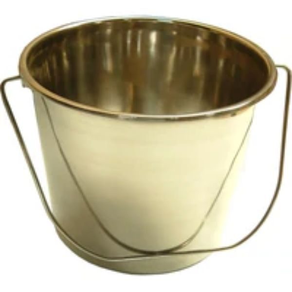 Stainless Steel Bucket With Handle 7 Litre Capacity Carousel 1