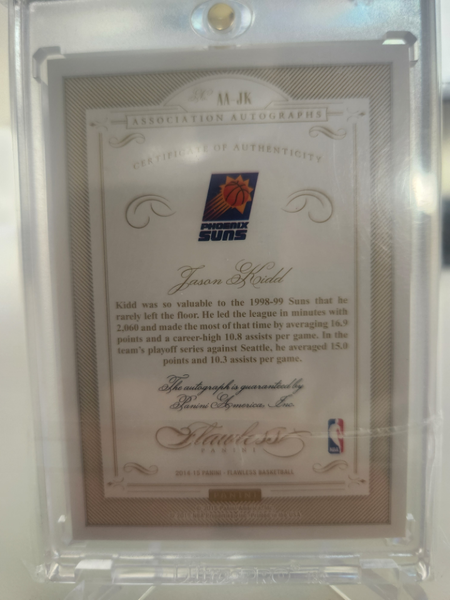 Jason Kidd Flawless Autograph #1/25 2014/2015 Carousel 2