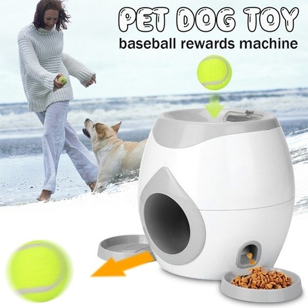 Tennis Ball Machine Fetch and Treat Toy Carousel 10