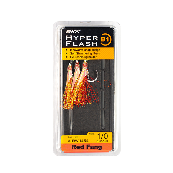 BKK HYPER FLASH B1 RED FANG (Glow Circle+Orange/Red) 1/0 Carousel 1