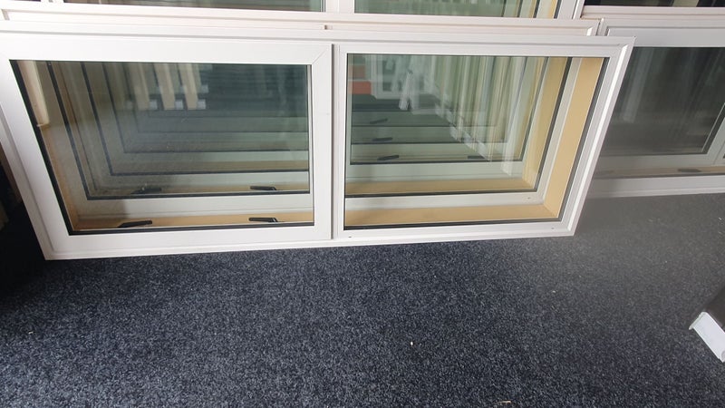 NEW Double Glazed White window 600 H x 1600 W Carousel 1