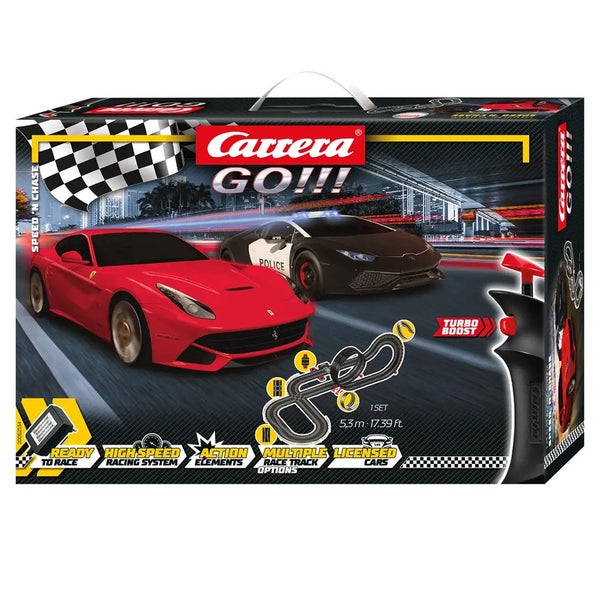 Carrera GO!!! Speed n Chase High Speed Slot Racing Set 6y+ - 5.3 metre Track Carousel 1
