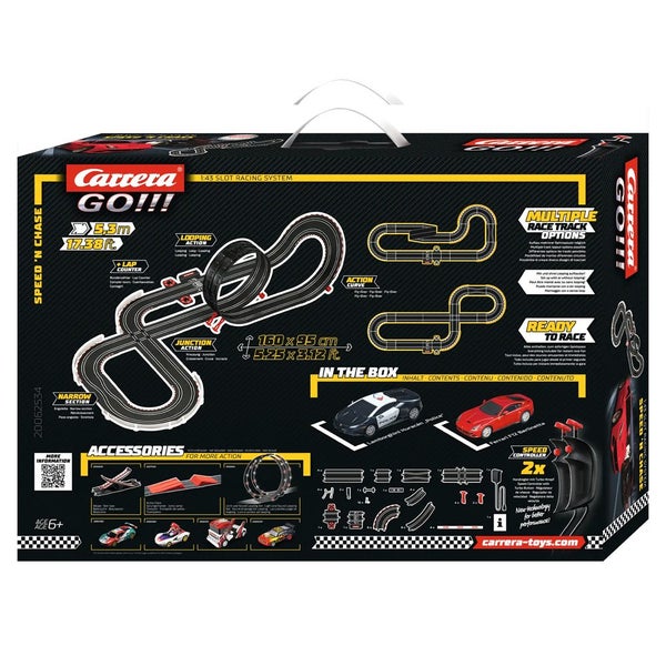 Carrera GO!!! Speed n Chase High Speed Slot Racing Set 6y+ - 5.3 metre Track Carousel 2