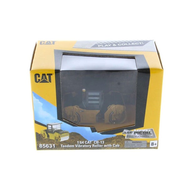Diecast Masters 1:64 Cat Cb-13 Tandem Roller With Cab Scale Model Kids Toy 8y+ Carousel 3