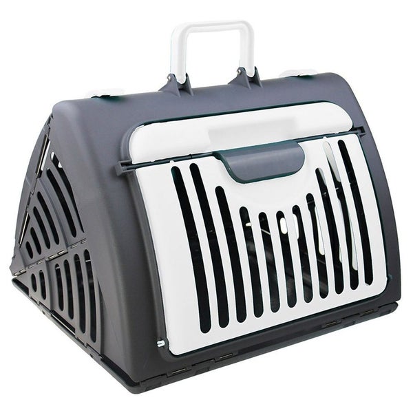 Paws & Claws 46cm Collapsible Pet Dog Cat Carrier Foldable Travel Cage Assorted Carousel 1
