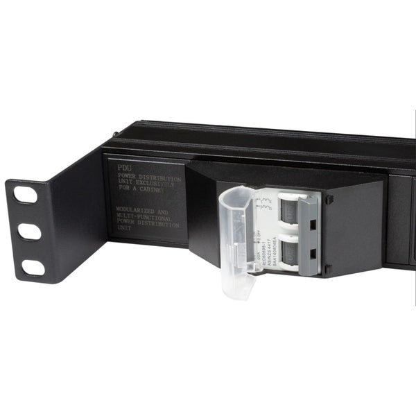 Dynamix RPR-IEC-16A10H 10 Outlet Horizontal Power Rail (8x 10A IEC C13 & 2x 16A Carousel 2
