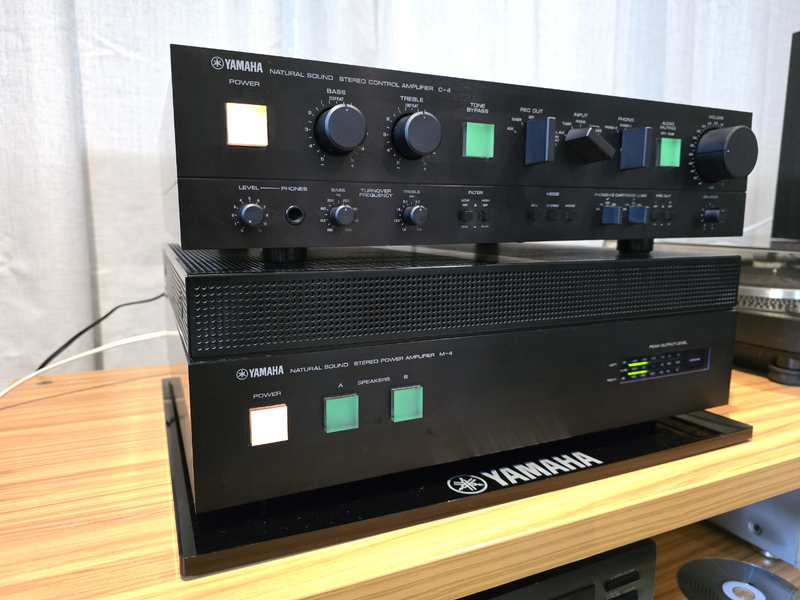 Yamaha C-4 Pre-amp & M-4 Power Amp63866858230785112