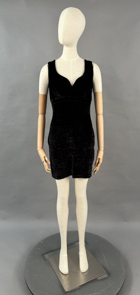 ANNA SUI - Black velvet cocktail dress Carousel 2