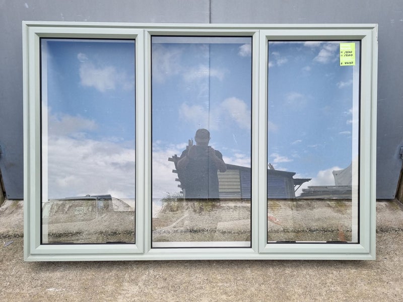 Aluminium Window Green 1800 W x 1200 H [#4440 SF] Carousel 1