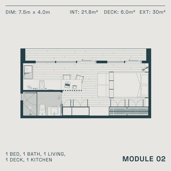 Architectural Designer 30m2 Module Cabin 0262863218535171111