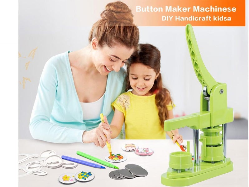 New Pinback Badge Button Maker Machine Afterpay Carousel 1