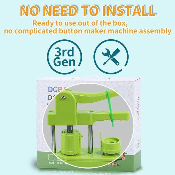 New Pinback Badge Button Maker Machine Afterpay Carousel 7