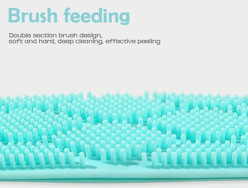 Silicone Bath Shower Back Wash Body Belt Brush Carousel 3