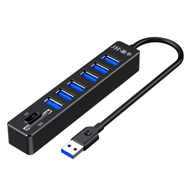 USB Hub 3.0 with SD and TF Card Reader Carousel 1