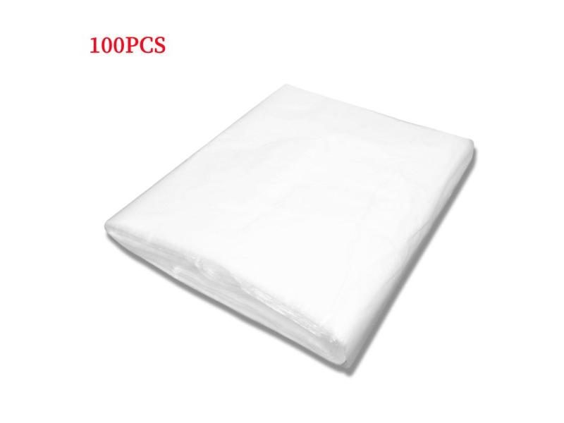 100/200/300PCS Disposable Hairdressing Cape Haircutting Hairstyling Transparent Carousel 1