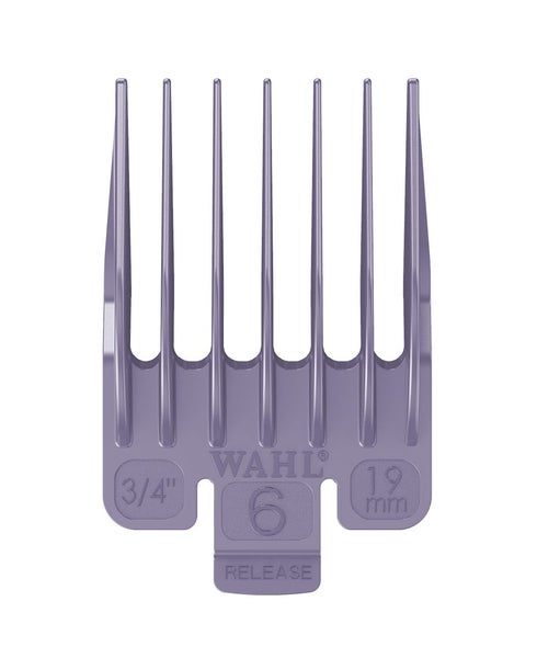 Wahl #6 (19Mm) Clipper Guide Comb - Light Purple Carousel 1