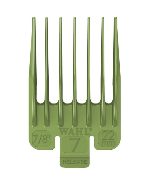 Wahl #7 (22Mm) Clipper Guide Comb - Green Carousel 1
