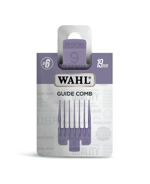 Wahl #6 (19Mm) Clipper Guide Comb - Light Purple Carousel 2