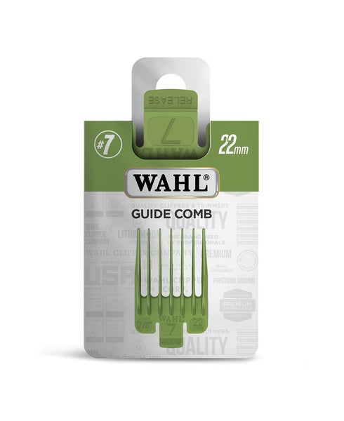 Wahl #7 (22Mm) Clipper Guide Comb - Green Carousel 2