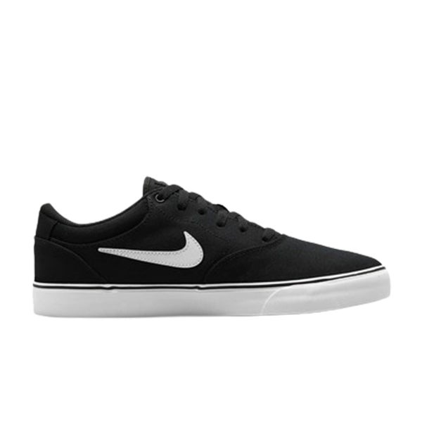 Nike SB Chron 2 Canvas Shoe Black/ White Carousel 1