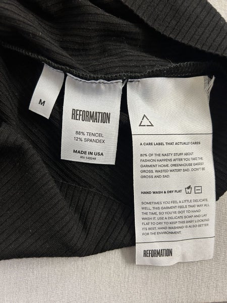 REFORMATION - Black Crop Top Carousel 5