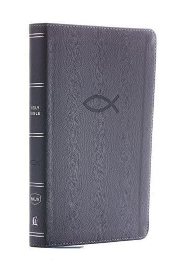 NKJV Thinline Bible Youth Red Letter Edition [Grey Carousel 1