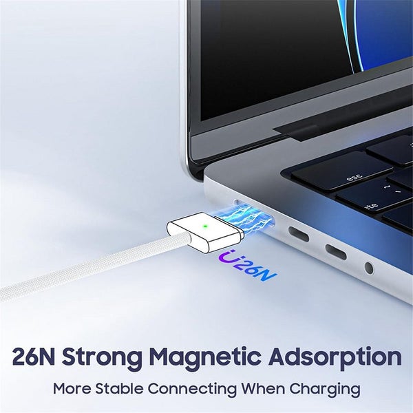 2 Meter 140W USB-C to Magsafe3 Magnetic Charger Cable for MacBook Air Pro 2023 Carousel 6
