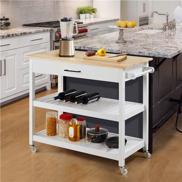 Kitchen Island Cart on Wheels Carousel 1