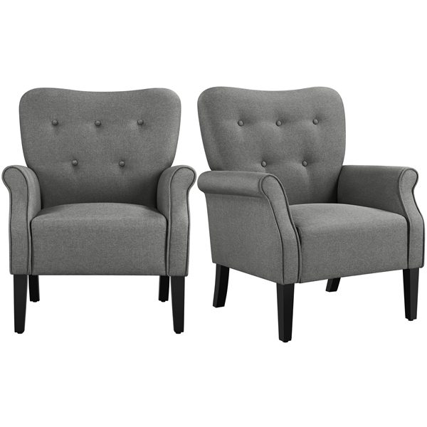 2X Mid-century Modern Accent Chair Carousel 2