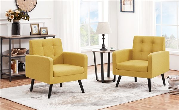 2pcs Arm Chair Tufted Accent Chair Carousel 1