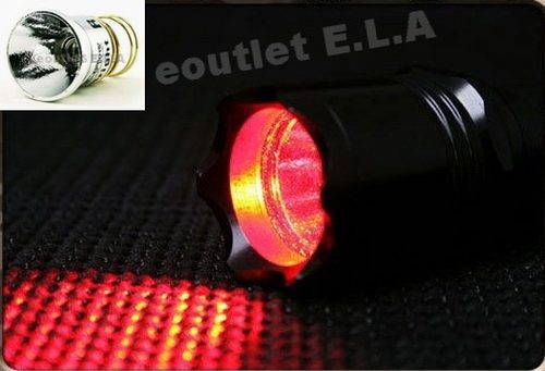 *ON SALE!* UltraFire CREE RED Colour LED Bulb for Surefire 6P, UF 502B, L2 etc Carousel 1