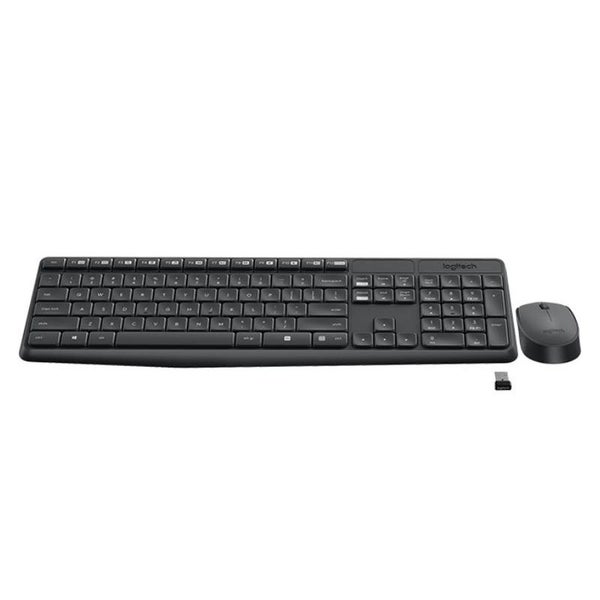 Wireless Keyboard &Amp Mouse Combo Mk235 Black Usb Receiver Full Size. Keyboard Carousel 1