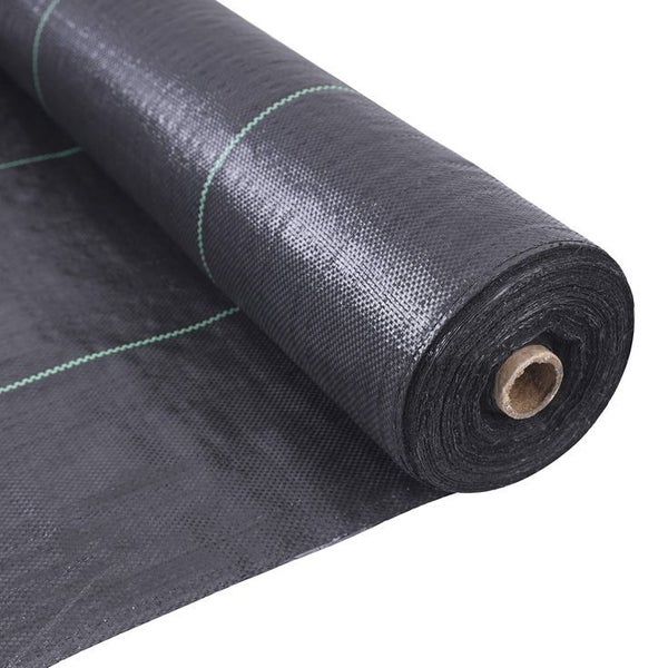Weedmat Woven 2m x 50m Roll Black 100GSM Carousel 1
