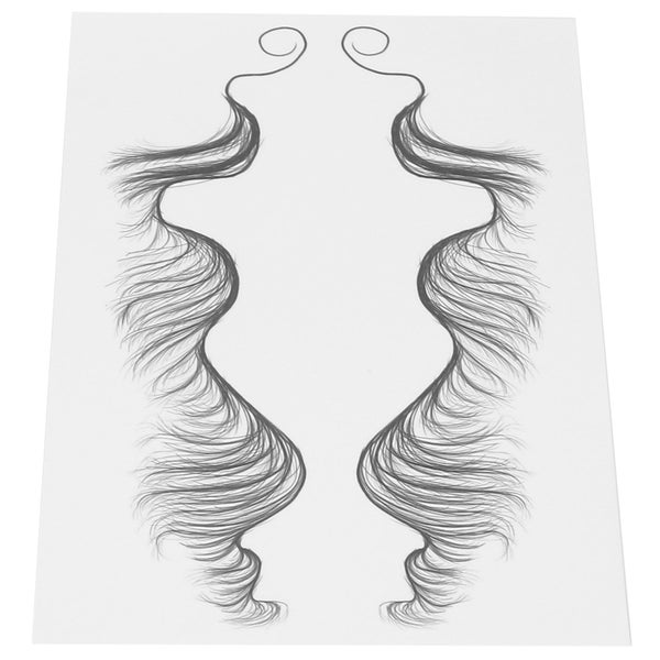 fake hairline sticker Hair Tattoo Sticker Edges Hairstyles Tattoo Edge Hair Carousel 2