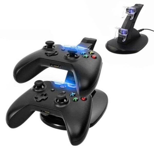 Hod Health And Home Dual Usb Charger Charging Station Dock For Xbox One / Slim B Carousel 1